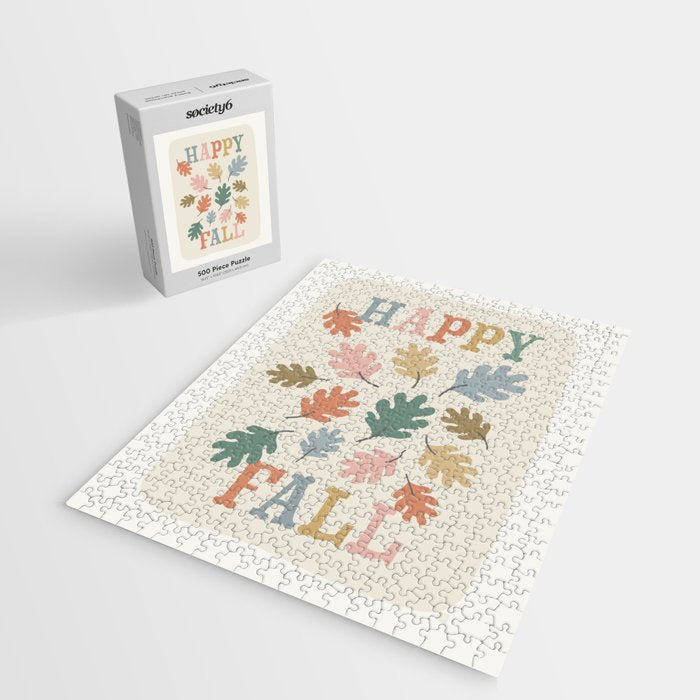 Happy Fall Leaves Jigsaw Puzzle Gallery Image 2