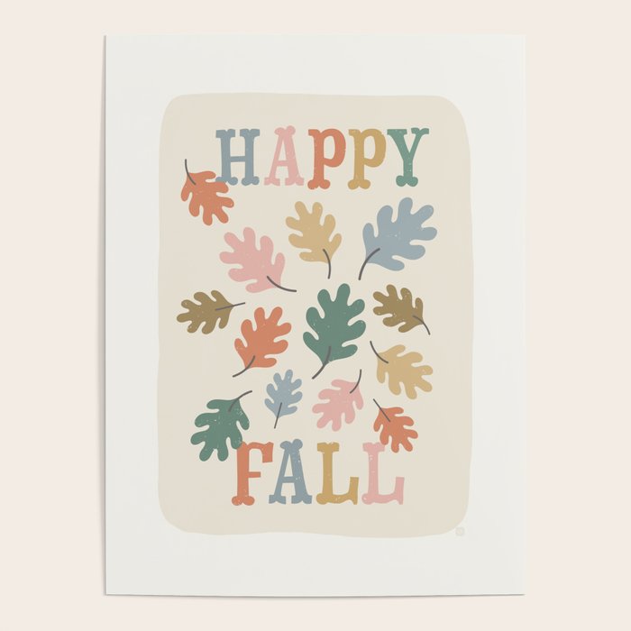 Happy Fall Leaves Poster Gallery Image 1
