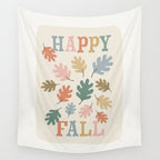 Happy Fall Leaves Wall Tapestry Gallery Image 4