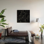 Faces in Dark Wood Wall Art Gallery Image 2