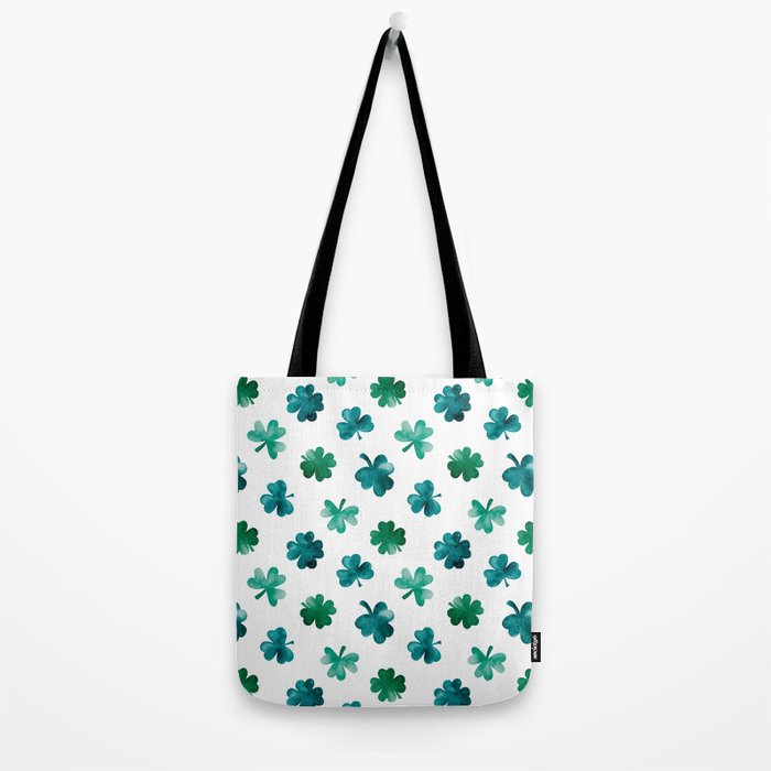 St. Patrick's Day Shamrocks Tote Bag Gallery Image 2