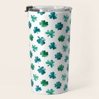 St. Patrick's Day Shamrocks Travel Mug Gallery Image 3