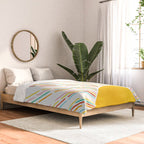 Retro Sunburst: Rainbow Edition Comforter Gallery Image 2