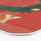 Holly Jolly Garland Bath Mat Gallery Image 3