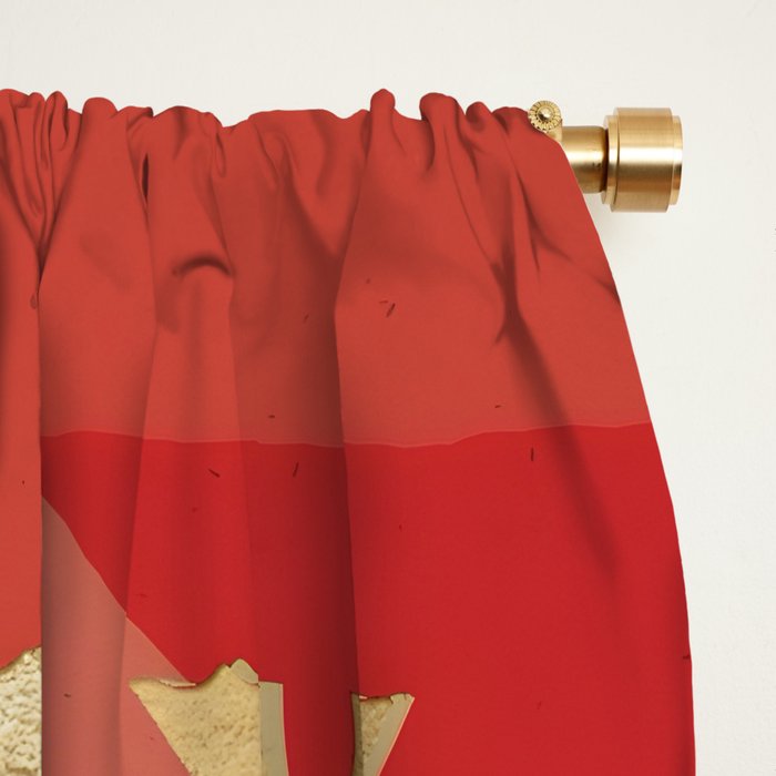 Holly Jolly Garland Window Curtain Gallery Image 2