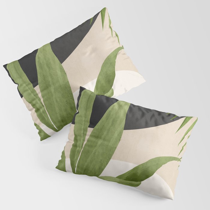 Abstract Art Tropical Leaf 11 Pillow Sham Gallery Image 3