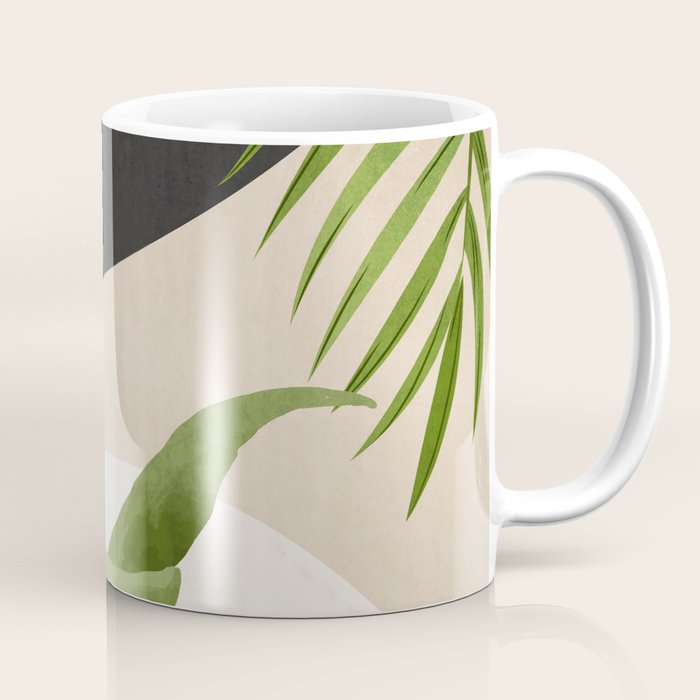 Abstract Art Tropical Leaf 11 Coffee Mug Gallery Image 1