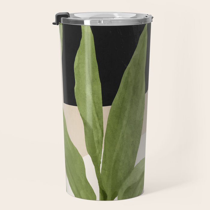 Abstract Art Tropical Leaf 11 Travel Mug Gallery Image 3