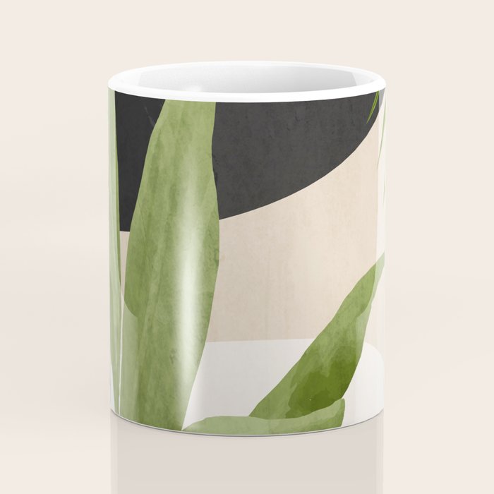 Abstract Art Tropical Leaf 11 Coffee Mug Gallery Image 4
