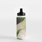 Abstract Art Tropical Leaf 11 Water Bottle Gallery Image 2
