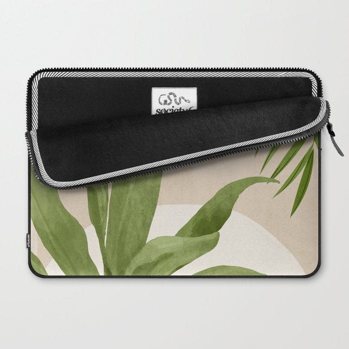 Abstract Art Tropical Leaf 11 Laptop Sleeve Gallery Image 2