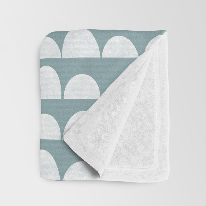 Dunes (denim blue) Throw Blanket Gallery Image 3