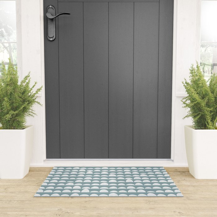 Dunes (denim blue) Welcome Mat Gallery Image 3