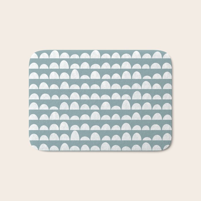 Dunes (denim blue) Bath Mat Gallery Image 1
