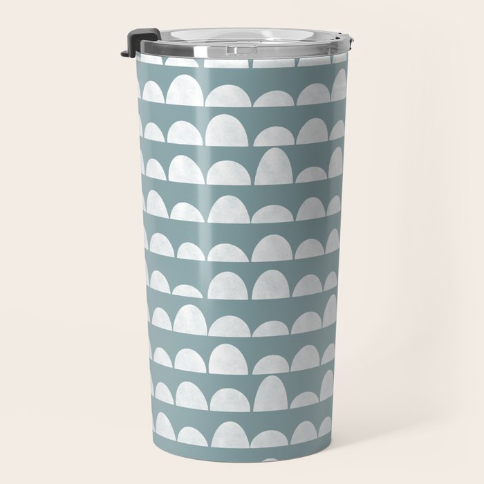 Dunes (denim blue) Travel Mug Gallery Image 3