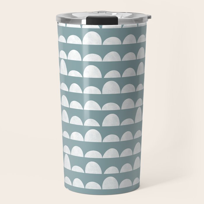Dunes (denim blue) Travel Mug Gallery Image 1