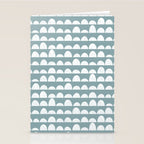 Dunes (denim blue) Stationery Card Gallery Image 2