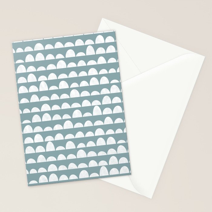 Dunes (denim blue) Stationery Card Gallery Image 2