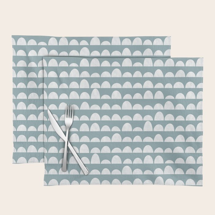 Dunes (denim blue) Placemat Gallery Image 1