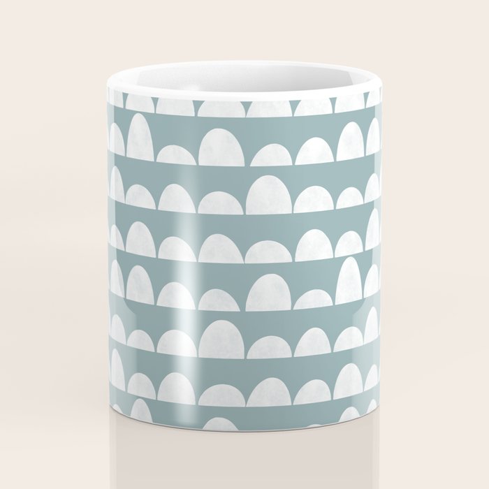 Dunes (denim blue) Coffee Mug Gallery Image 4