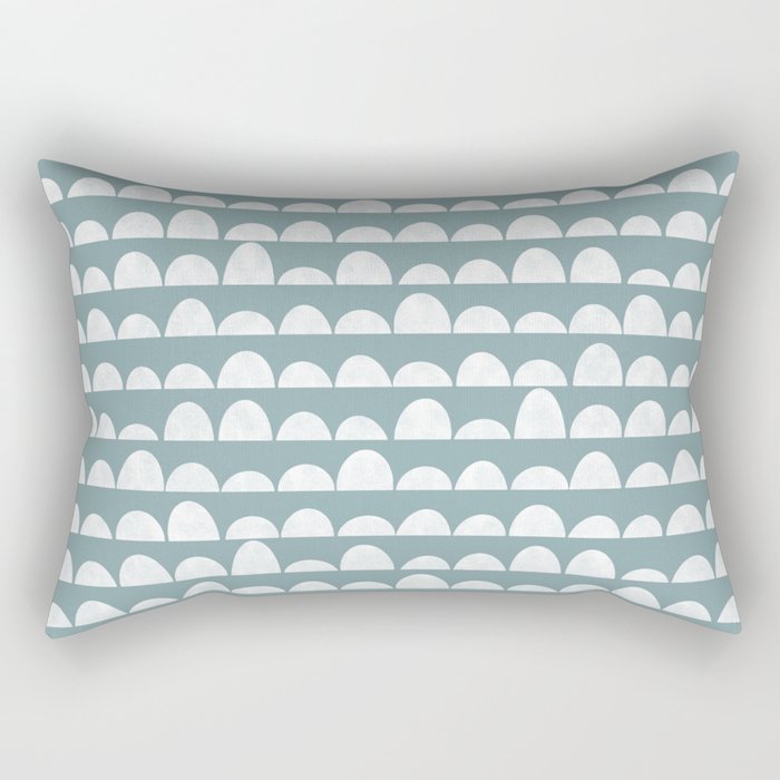 Dunes (denim blue) Rectangular Pillow Gallery Image 1