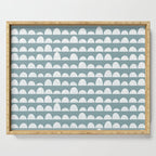 Dunes (denim blue) Serving Tray Gallery Image 1