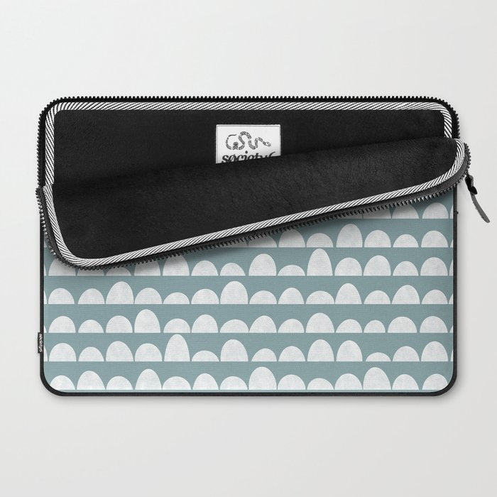 Dunes (denim blue) Laptop Sleeve Gallery Image 2