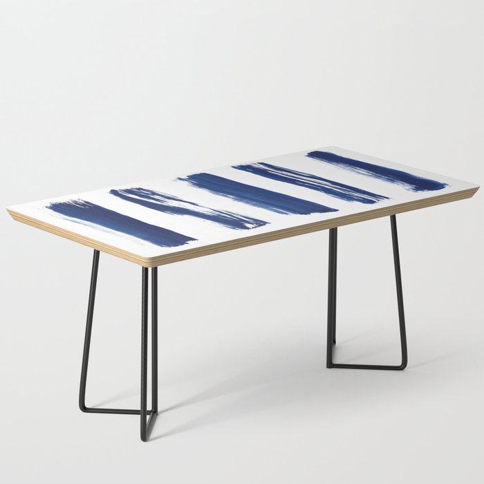 Indigo Brush Strokes | No. 2 Coffee Table Gallery Image 1