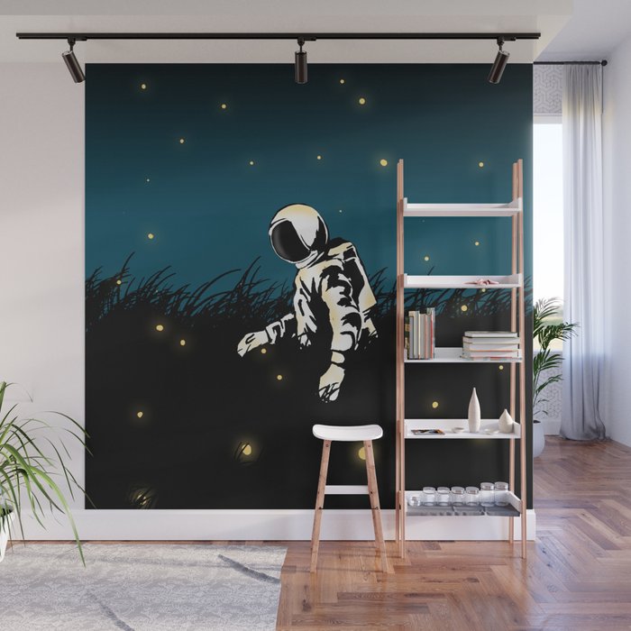 Lost in the field of stars Wall Mural Gallery Image 1