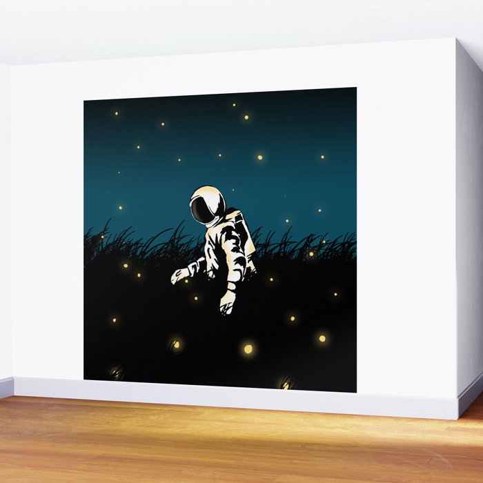 Lost in the field of stars Wall Mural Gallery Image 2