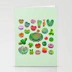 Baby succulent 3 - Mesembs(green) Stationery Card Gallery Image 2