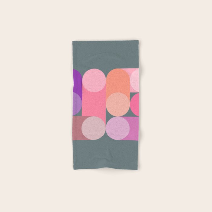 Modern Geometric 87B Bath Towel Gallery Image 1