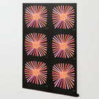 Sunshine - Pink on Charcoal Wallpaper Gallery Image 2