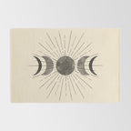 Boho sun and moon Rug Gallery Image 2