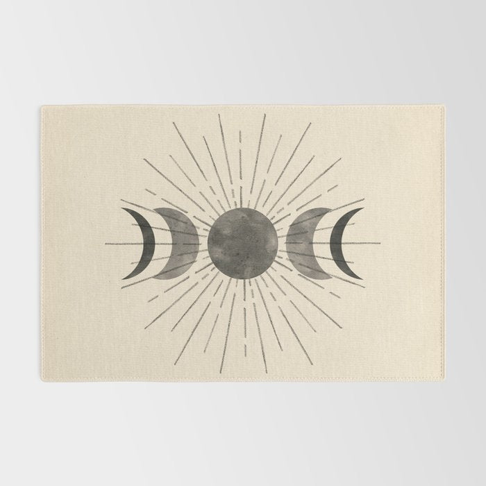 Boho sun and moon Rug Gallery Image 2