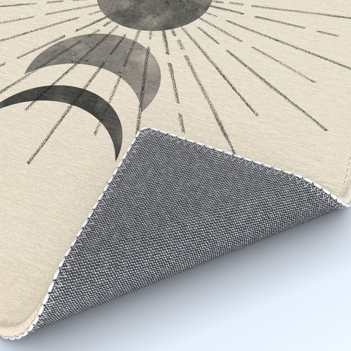 Boho sun and moon Rug Gallery Image 4