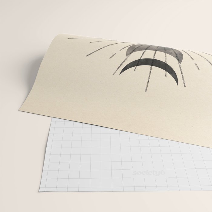 Boho sun and moon Wrapping Paper Gallery Image 2