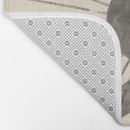 Boho sun and moon Bath Mat Gallery Image 2