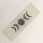 Boho sun and moon Yoga Mat Gallery Image 1
