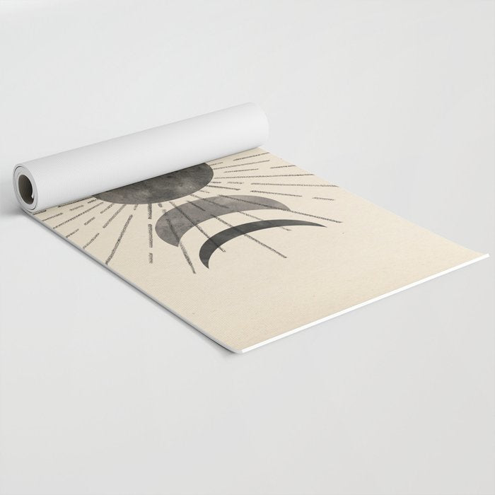 Boho sun and moon Yoga Mat Gallery Image 2