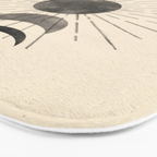 Boho sun and moon Bath Mat Gallery Image 3