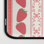 Strawberries Red Stripes  Laptop Sleeve Gallery Image 3