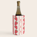 Strawberries Red Stripes  Wine Chiller Gallery Image 2