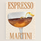 Espresso Martini: Retro Classic Cocktail 04 Jigsaw Puzzle Gallery Image 1