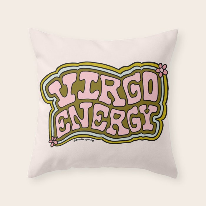 Virgo Energy Throw Pillow Gallery Image 6