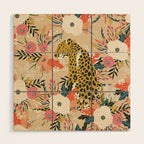 Simba Cheetah Prints Wood Wall Art Gallery Image 1