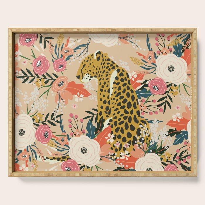 Simba Cheetah Prints Serving Tray Gallery Image 1