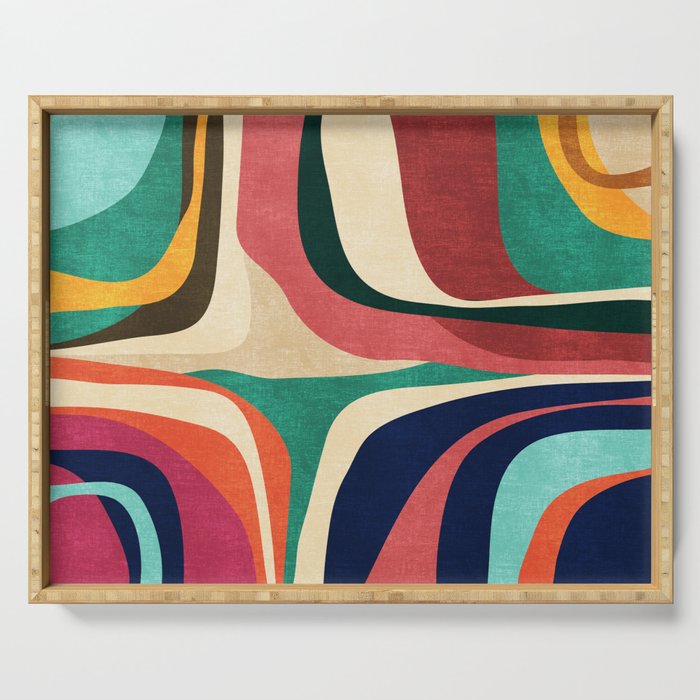 Impossible contour map Serving Tray Gallery Image 1