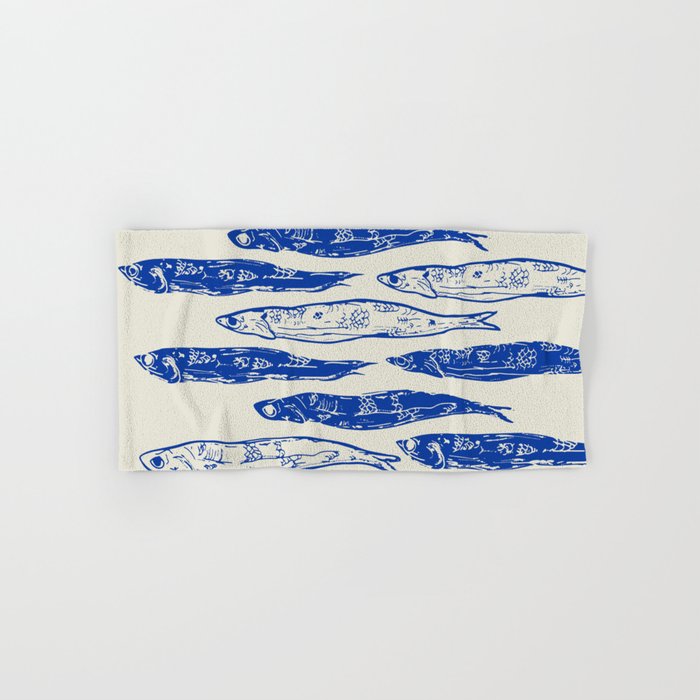 Sardines Art Bath Towel Gallery Image 1