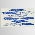 Sardines Art Tablecloth Gallery Image 2